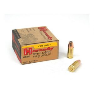 Hornady Custom Handgun 9mm Luger 147 grain XTP Centerfire Pistol Ammunition