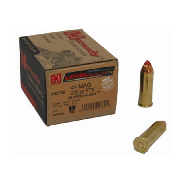 Hornady Leverevolution .44 Magnum 225 grain FTX Centerfire Pistol Ammunition