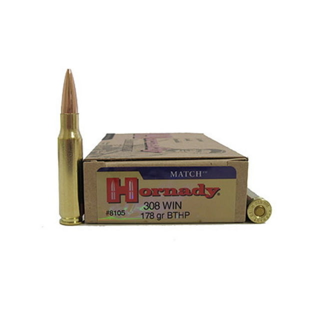 Hornady Match .308 Winchester 178 grain ELD Match Centerfire Rifle Ammunition