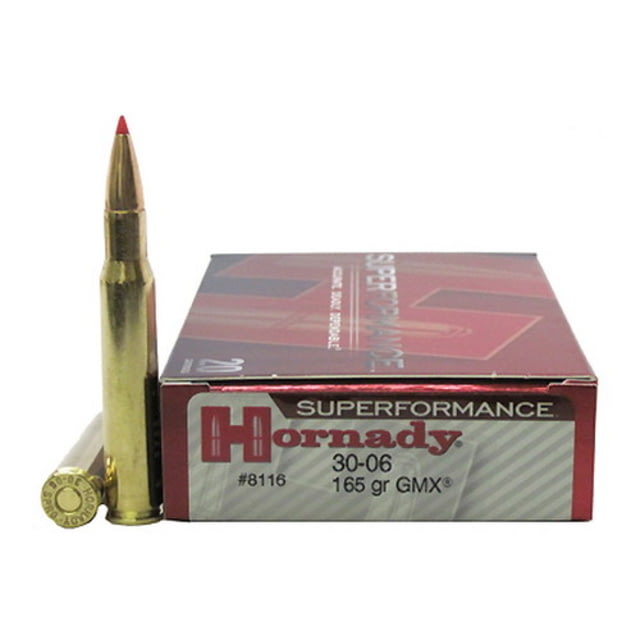 Hornady Superformance .30-06 Springfield 165 grain GMX Centerfire Rifle Ammunition