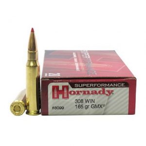 Hornady Superformance .308 Winchester 165 grain GMX Centerfire Rifle Ammunition
