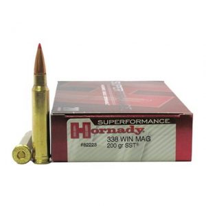Hornady Superformance .338 Winchester Magnum 200 grain SST Centerfire Rifle Ammunition