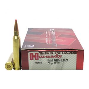 Hornady Superformance 7mm Remington Magnum 162 grain SST Centerfire Rifle Ammunition