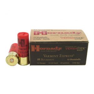 Hornady Varmint Express 12 Gauge 24 Pellet 2.75" Centerfire Shotgun Buckshot Ammunition