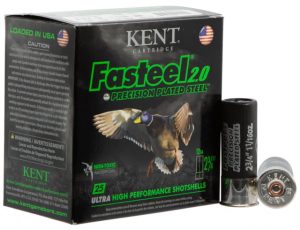 Kent Cartridge K122FS30BB Fasteel 2.0 12 Gauge 2.75" 1-1/16 Oz BB Shot 25 Bx/ 10