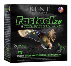 Kent Cartridge K1235FS40BB Fasteel 2.0 12 Gauge 3.5" 1-3/8 Oz BB Shot 25 Bx/ 10