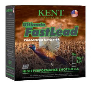 Kent Cartridge K162UFL285 Ultimate Fast Lead 16 Gauge 2.75" 1 Oz 5 Shot 25 Bx/
