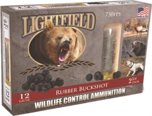 Lightfield Ammunition Lightfield 12ga 2.75" Rubber Buckshot 21-balls 5-pk