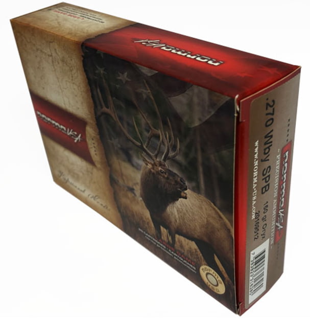Norma Oryx .270 Weatherby Magnum 150 Grain Norma Oryx Brass Cased Centerfire Rifle Ammunition
