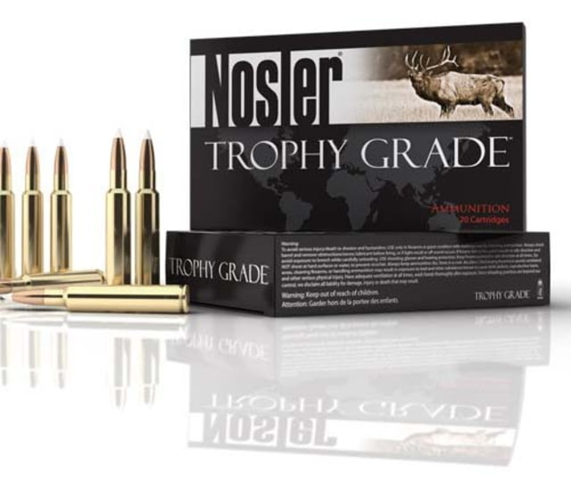 Nosler Trophy Grade 243 Win 100gr Partition Brass Centerfire Shotgun Ammunition