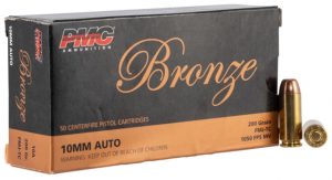 PMC 10A Bronze 10mm Auto 200 Gr Full Metal Jacket Truncated-Cone (TCFMJ) 50 Bx/