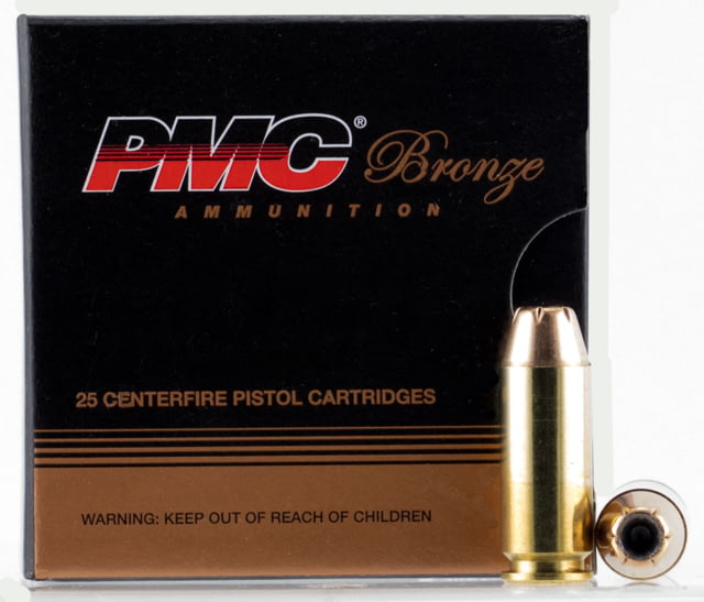 PMC 10B Bronze 10mm Auto 170 Gr Jacketed Hollow Point (JHP) 25 Bx/ 20 Cs