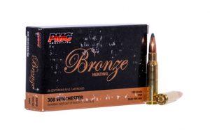 PMC 308SP Bronze 308 Win 150 Gr Pointed Soft Point (PSP) 20 Bx/ 40 Cs