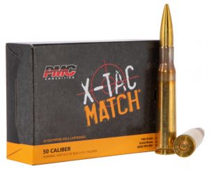PMC 50XM Match 50 BMG 740 Gr Brass Solid 10 Bx/ 20 Cs
