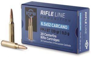 Ppu Ammo 6.5×52 Carcano 139gr. Fmj 20-pack