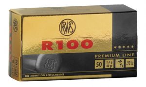 RWS/Umarex 2134195 R100 C-Class 22 LR 40 Gr Lead Round Nose (LRN) Rimfire Ammunition