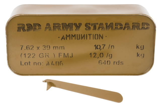 Red Army Standard 7.62x39mm 122 Gr Full Metal Jacket 20 Bx/ 32 AM3266