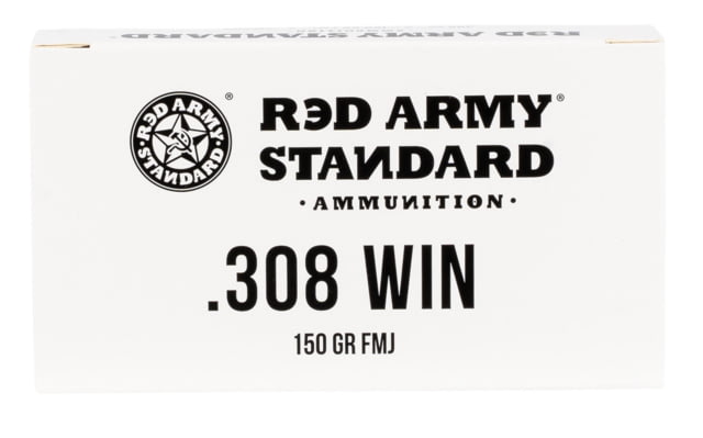 Red Army Standard AM3090 Red Army Standard 308 Win 150 Gr Full Metal Jacket (FM