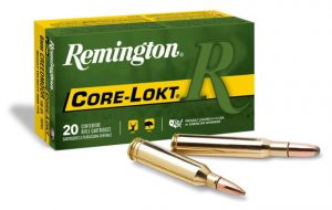 Remington Core-Lokt .250 Savage 100 Grain Core-Lokt Pointed Soft Point Centerfire Rifle Ammunition