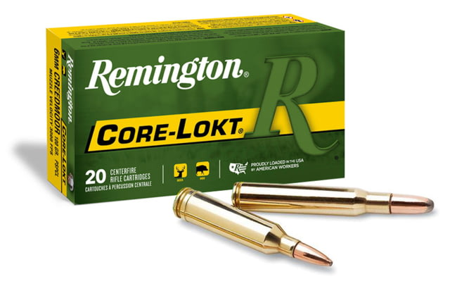 Remington Core-Lokt .257 Roberts 117 Grain Core-Lokt Soft Point Centerfire Rifle Ammunition