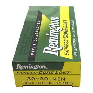 Remington Core-Lokt .30-30 Winchester 170 Grain Core-Lokt Soft Point Centerfire Rifle Ammunition