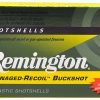 Remington Managed-Recoil Buckshot 12 Gauge 8 Pellet 2.75" Centerfire Shotgun Buckshot Ammunition