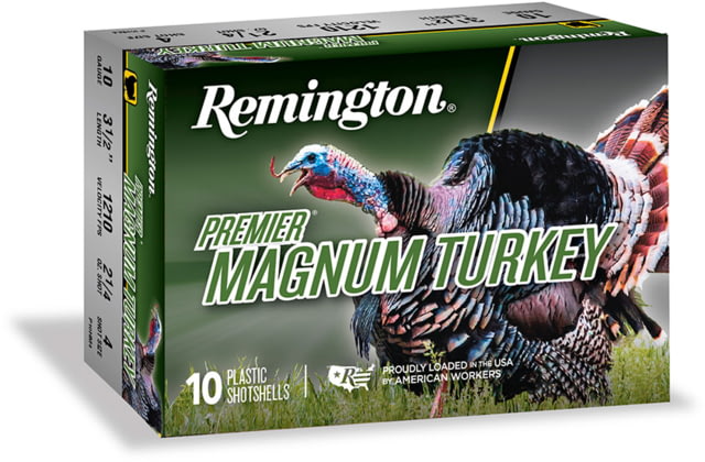 Remington Premier Magnum Copper Plated 10 Gauge 3 1/2 oz 3.5" Centerfire Shotgun Ammunition