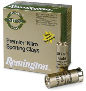 Remington Premier Nitro Sporting Clays 12 Gauge 1 oz 2.75" Centerfire Shotgun Ammunition