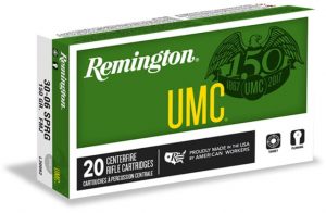 Remington UMC Rifle .30 Carbine 110 Grain Full Metal Jacket Centerfire Rifle Ammunition
