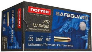 Ruag Swiss P Norma Ammo .357mag Safeguard 158gr. Jhp 50-pack