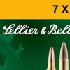 Sellier & Bellot SB757C Rifle 7x57mm Mauser 173 Gr Soft Point Cut-Through Edge