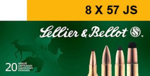 Sellier & Bellot SB857JSB Rifle 8x57mm JS 196 Gr Soft Point Cut-Through Edge (S