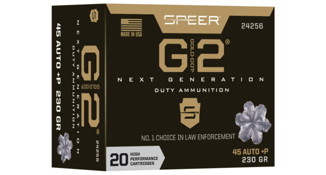 Speer Gold Dot Carry Gun .40 S&W 165 grain Gold Dot Hollow Point Centerfire Pistol Ammunition