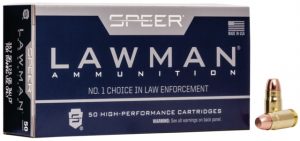 Speer Lawman Handgun CleanFire Training .357 SIG 125 grain Total Metal Jacket Centerfire Pistol Ammunition