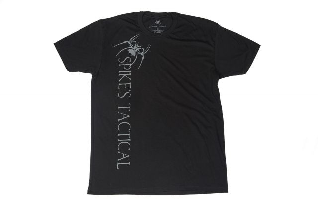 Spikes Tactical Mens – T-Shirt – Vertical Spikes Tactical w/ Spider