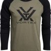 Vortex Raglan Core Logo Long Sleeve T-Shirt - Men's