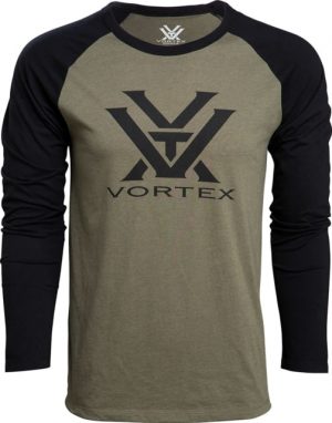 Vortex Raglan Core Logo Long Sleeve T-Shirt - Men's