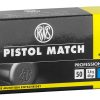 Walther Arms 2132443 Pistol Match 22 LR 40 Gr Lead Round Nose (LRN) Rimfire Ammunition