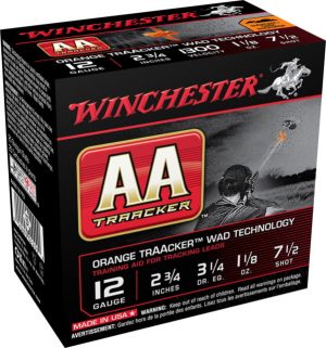 Winchester Ammo AASC127TO AA TrAAcker 12 Gauge 2.75" 1 1/8 Oz 7.5 Shot 25 Bx/ 1