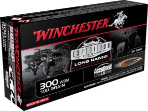 Winchester Ammo S300SLR Expedition Big Game Long Range 300 WSM 190 Gr AccuBond L