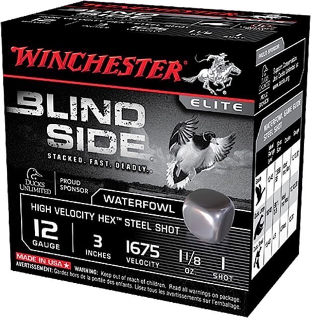 Winchester Ammo SBS12LHV6 Blindside High Velocity 12 Gauge 3.5" 1 3/8 Oz 6 Shot