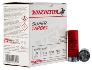 Winchester Ammo TRGT12507 Super Target 12 Gauge 2.75" 1 Oz 7.5 Shot 25 Bx/ 10 Cs