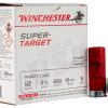 Winchester Ammo TRGT12509 Super Target 12 Gauge 2.75" 1 Oz 9 Shot 25 Bx/ 10 Cs