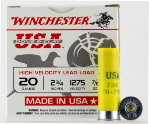 Winchester Ammo USAL207 Dove And Clay 20 Gauge 2.75" 7/8 Oz 7.5 Shot 25 Bx/ 10