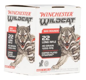 Winchester Ammo WW22LRB Wildcat 22 LR 40 Gr Lead Round Nose (LRN) Rimfire Ammunition