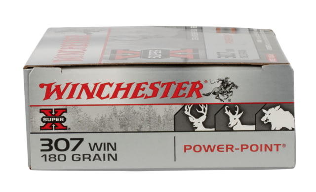 Winchester Ammo X3076 Super-X 307 Win 180 Gr Power-Point (PP) 20 Bx/ 10 Cs
