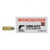 Winchester SUPER-X HANDGUN 10mm Auto 175 grain Silvertip Jacketed Hollow Point Brass Cased Centerfire Pistol Ammunition