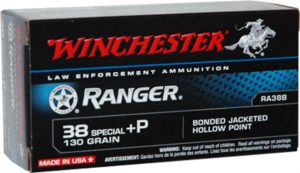 Winchester Win Ammo Ranger .38 Special +p 130gr. Pdx1 Jhp 50-pack