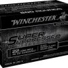 Winchester Win Ammo Super Supressed .22lr 1255fps. 45gr. Lead Rn 800-pk. Rimfire Ammunition