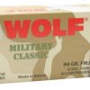 Wolf MC917FMJ Military Classic 380 ACP 94 Gr Full Metal Jacket (FMJ) 50 Bx/ 20